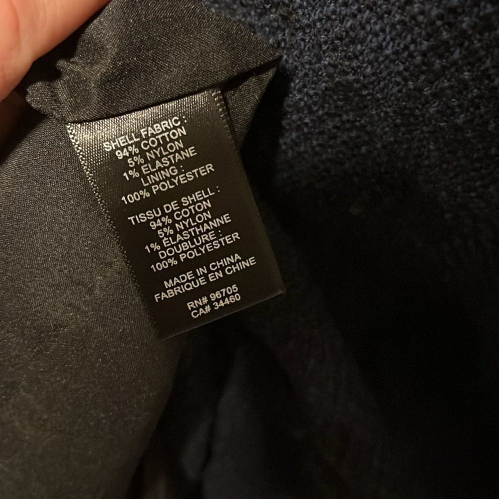REBECCA TAYLOR Tweed Ruffle Hem Mini Dress, Royal Blue/Black, Size 2 - Picture 12 of 13